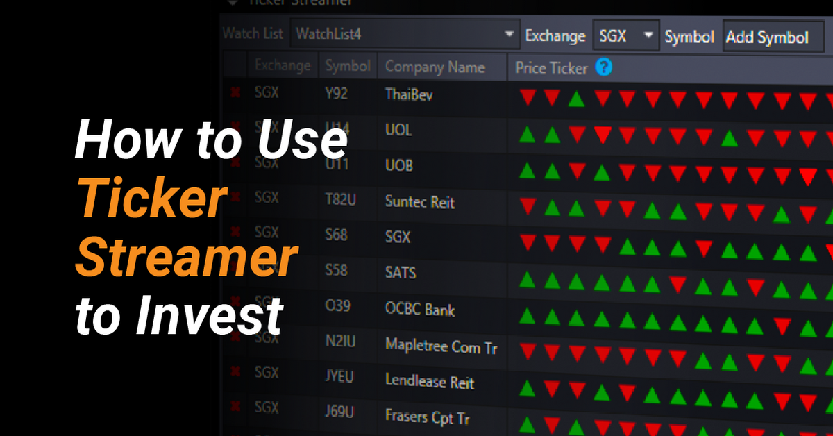 How to use Ticker Streamer to Invest