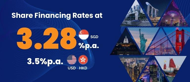 Share financing rate from 3.28%