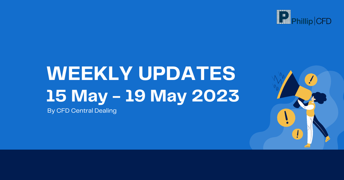Weekly Updates 15/5/23 – 19/5/23