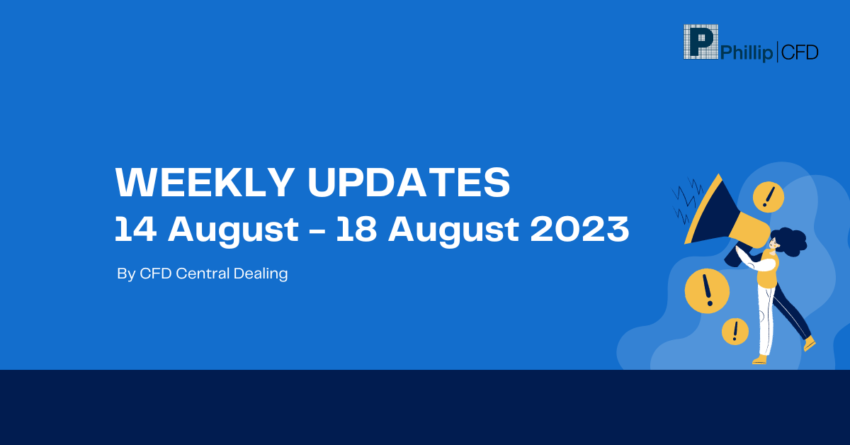 Weekly Updates 14/8/23 – 18/8/23