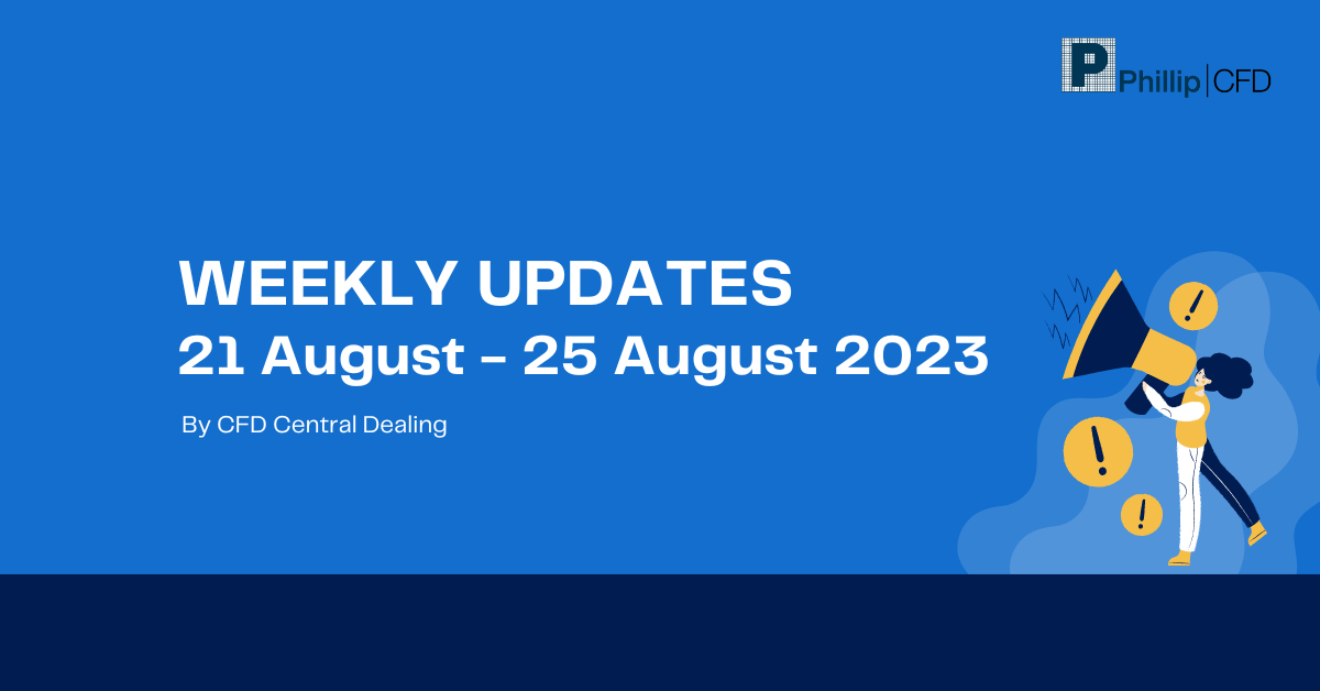 Weekly Updates 21/8/23 – 25/8/23