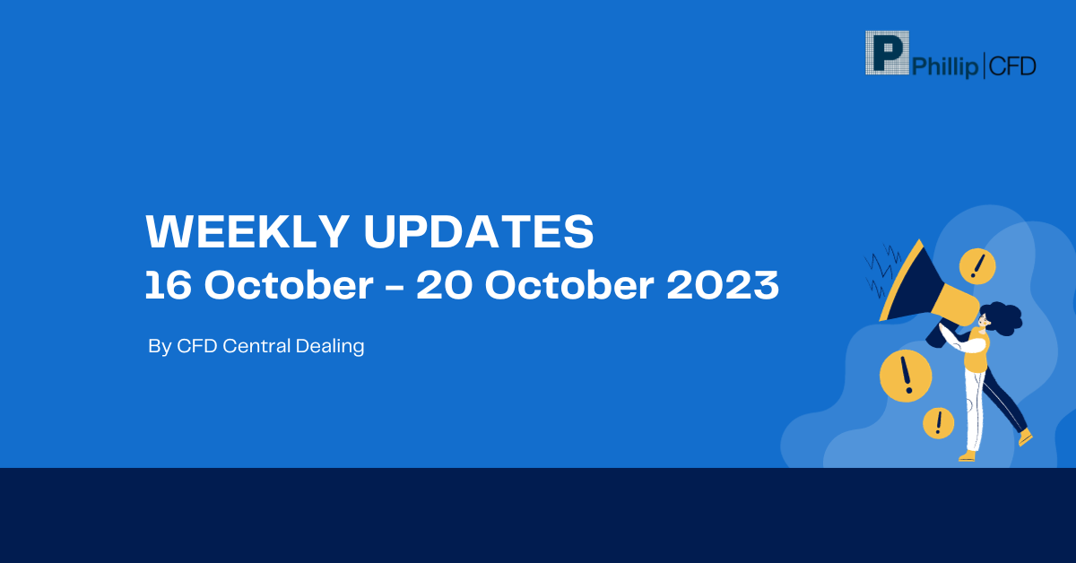 Weekly Updates 16/10/23 – 20/10/23