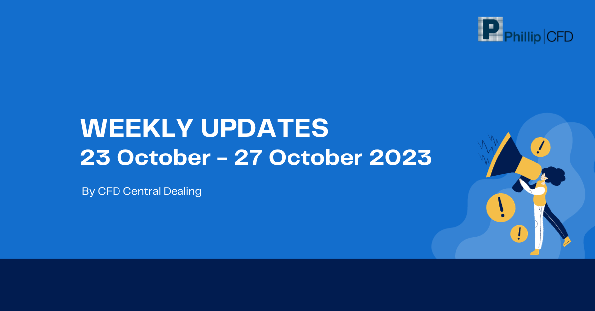 Weekly Updates 23/10/23 – 27/10/23