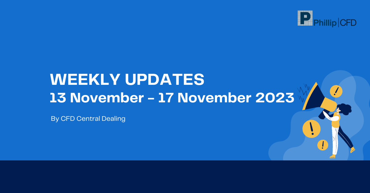 Weekly Updates 13/11/23 – 17/11/23