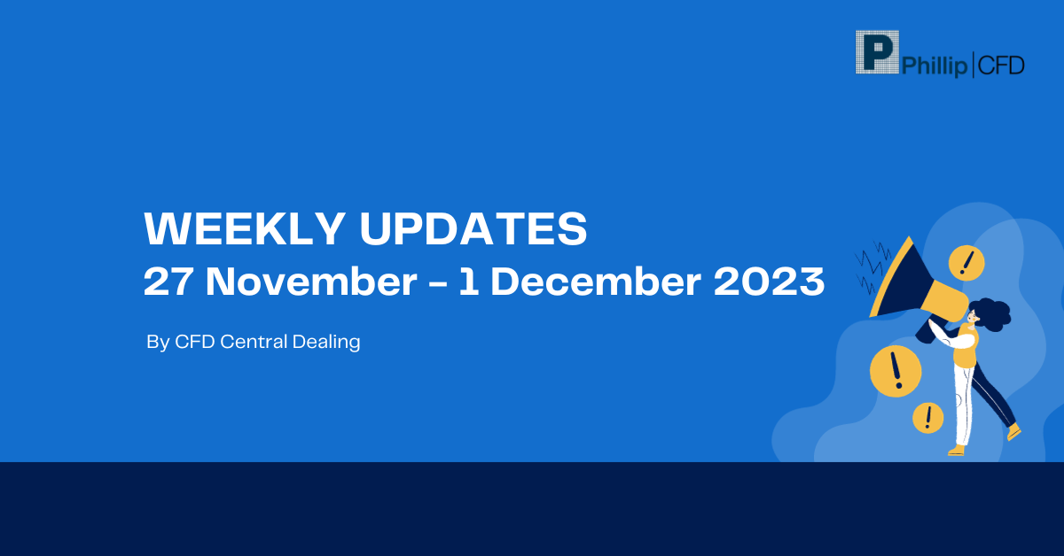 Weekly Updates 27/11/23 – 1/12/23