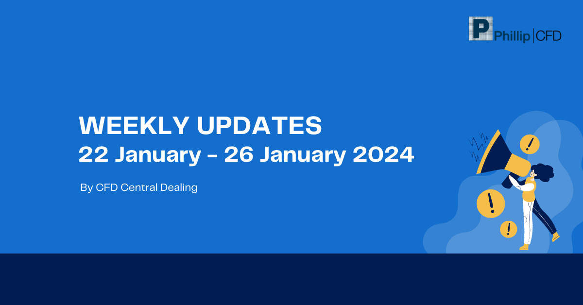 Weekly Updates 22/1/24 –26/1/24