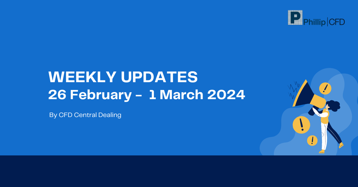 Weekly Updates 26/2/24 – 1/3/24