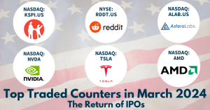 Back in Business: The Return of IPOs & Top Traded Counters in March 2024