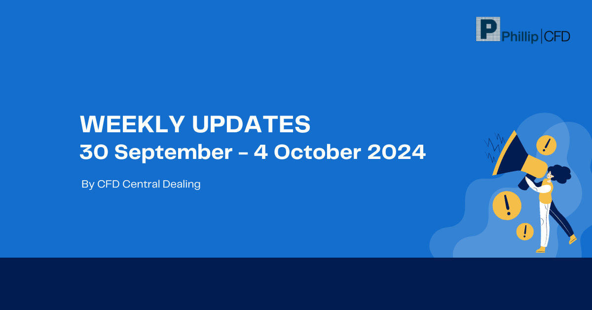 Weekly Updates 30/9/24 – 4/10/24