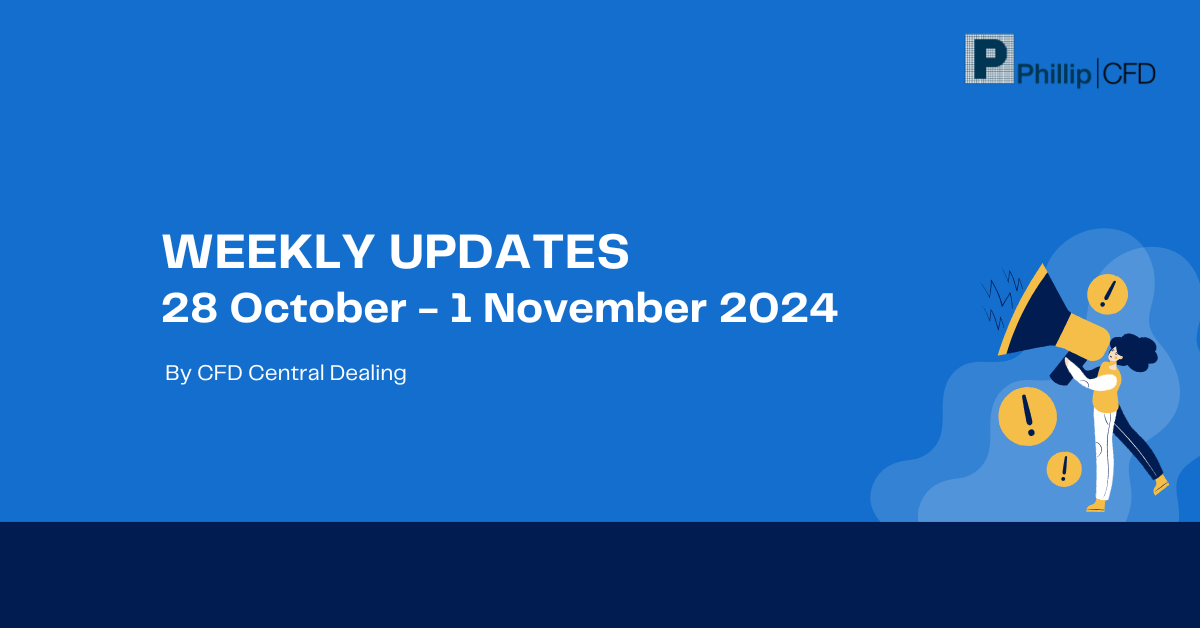 Weekly Updates 28/10/24 – 1/11/24