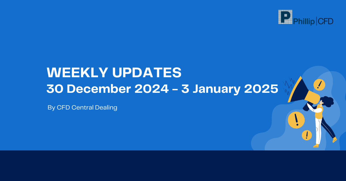 Weekly Updates 30/12/24 – 3/1/25