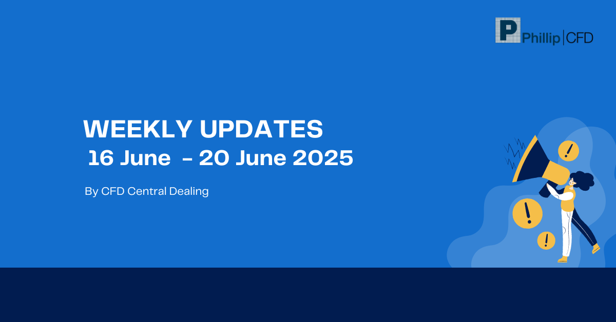 Weekly Updates 16/6/25 – 20/6/25