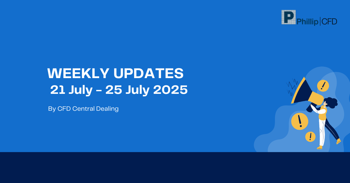 Weekly Updates 21/7/25 – 25/7/25