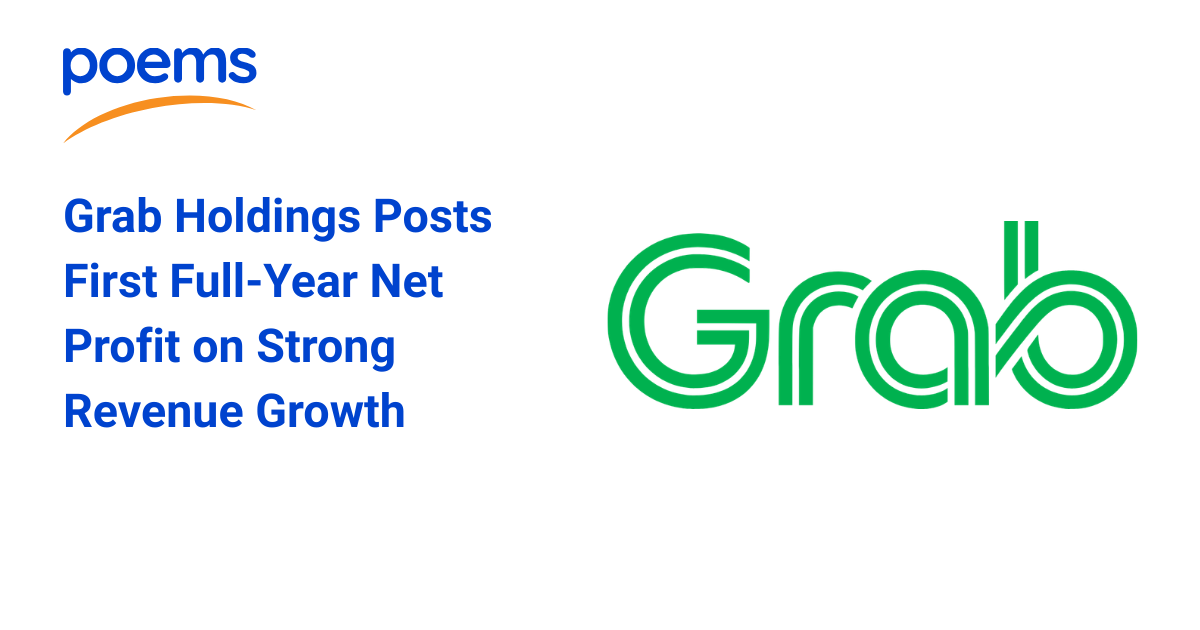 Grab Holdings Achieves First Full Year of Net Profit with Strong Revenue Growth