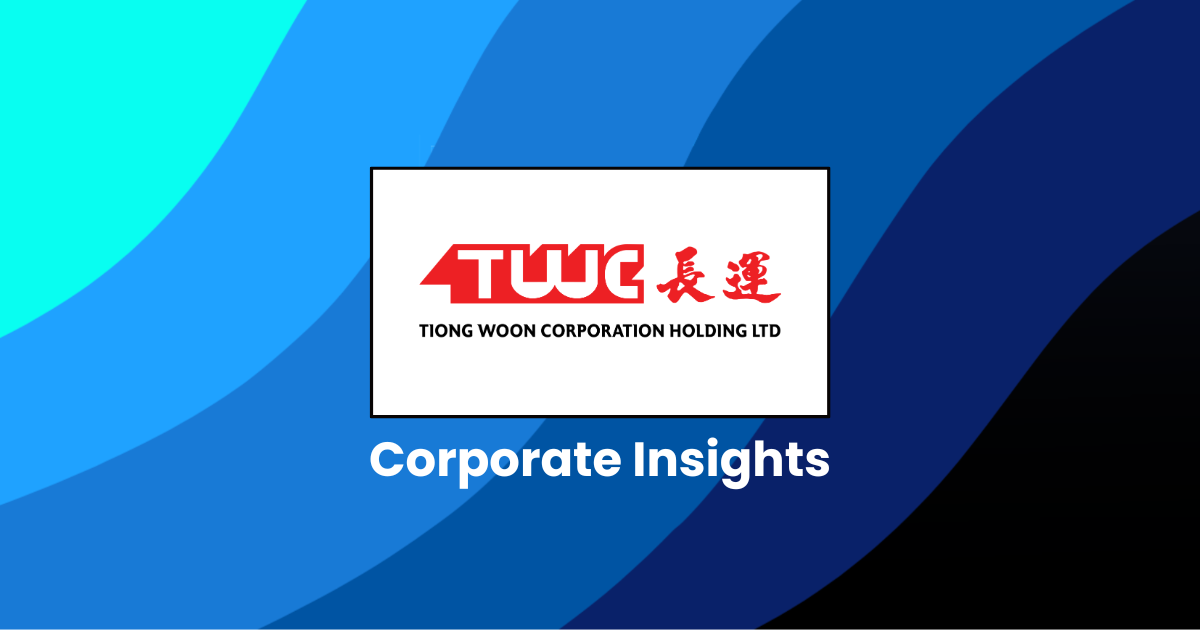 Corporate Insights by Tiong Woon Corporation Holdings Ltd