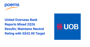 United Overseas Bank Reports Mixed 2Q26 Results; Maintains Neutral Rating with S$43.00 Target