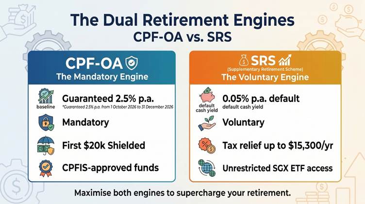 Maximizing Retirement Wealth: How to Invest CPF-OA and SRS in SGX ETFs Maximizing Retirement Wealth: How to Invest CPF-OA and SRS in SGX ETFs